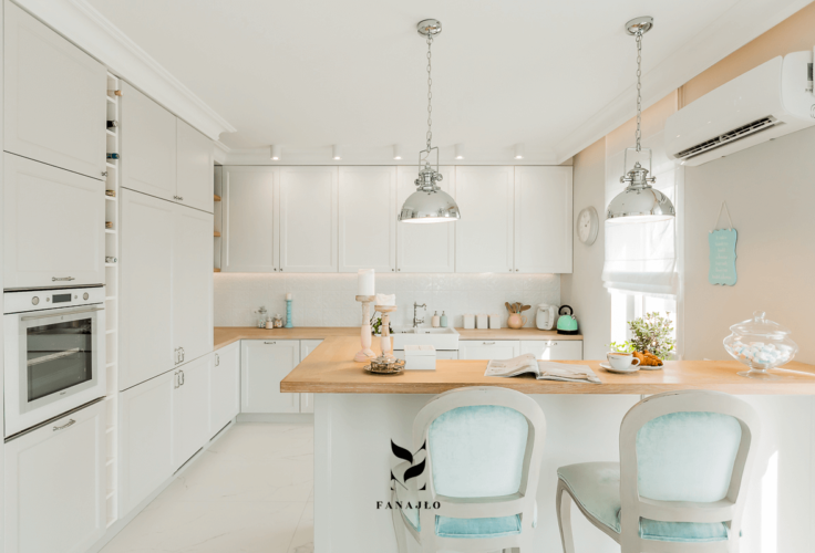 Kuchnia w stylu Modern Classic 14 m2  