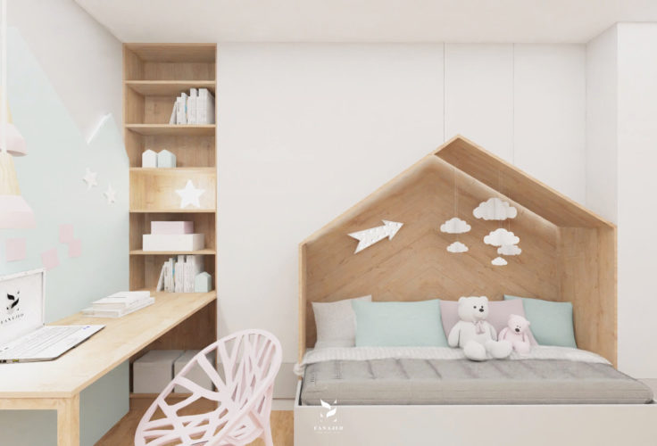 projekt pokoju dziecięcego