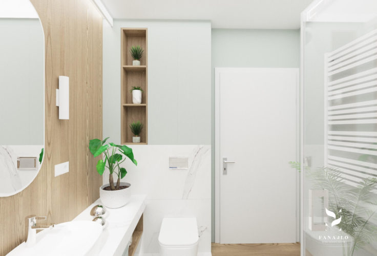 wizualizacja łazienki projekt