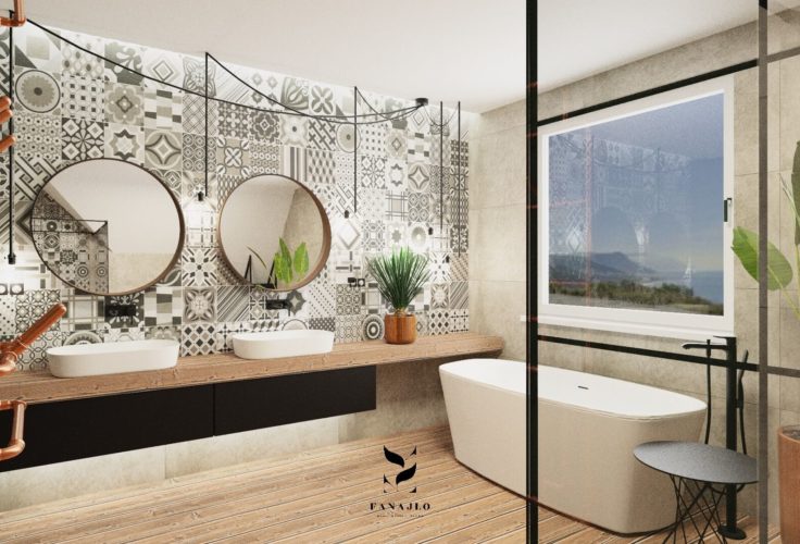 Łazienka w stylu industrialnym  