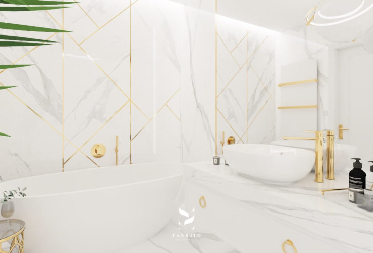 łazienka duża wizualizacja