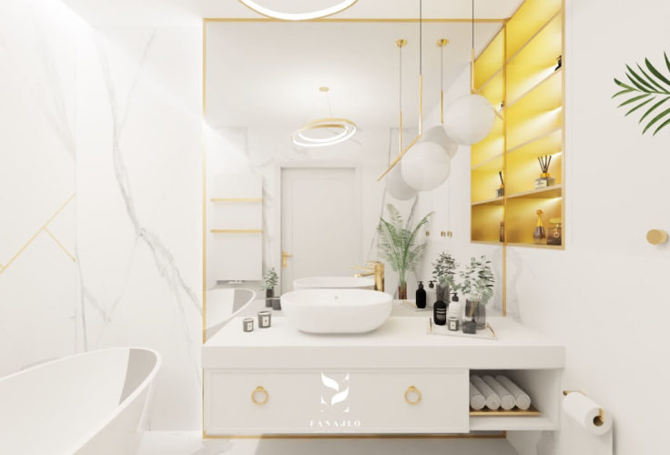 projekt łazienki wizualizacja