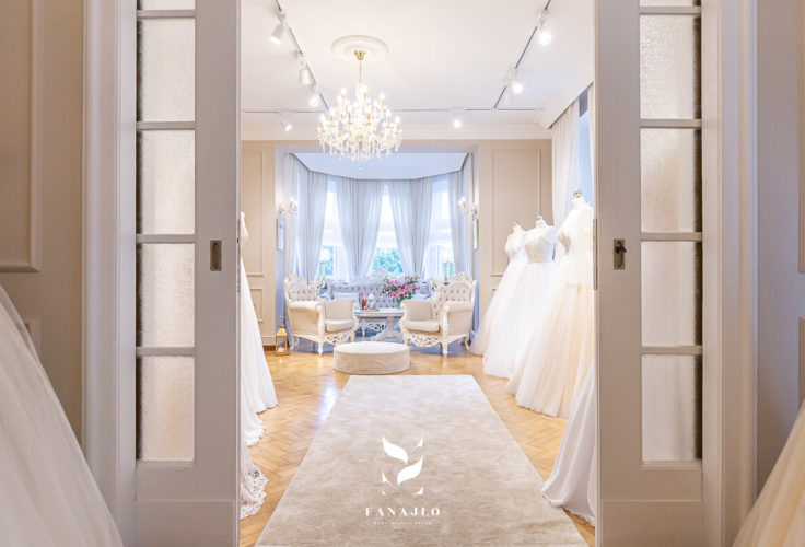 projekt salonu sukien ślubnych