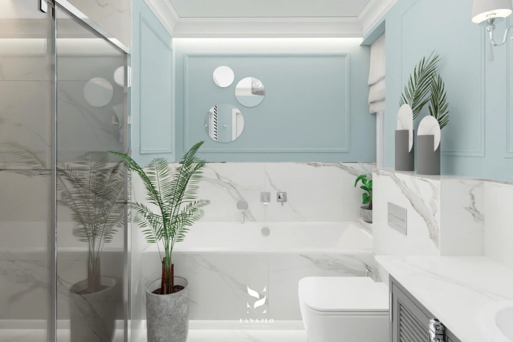 styl modern classic w łazience