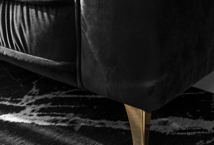 sofa, glamour, marmur, dywan