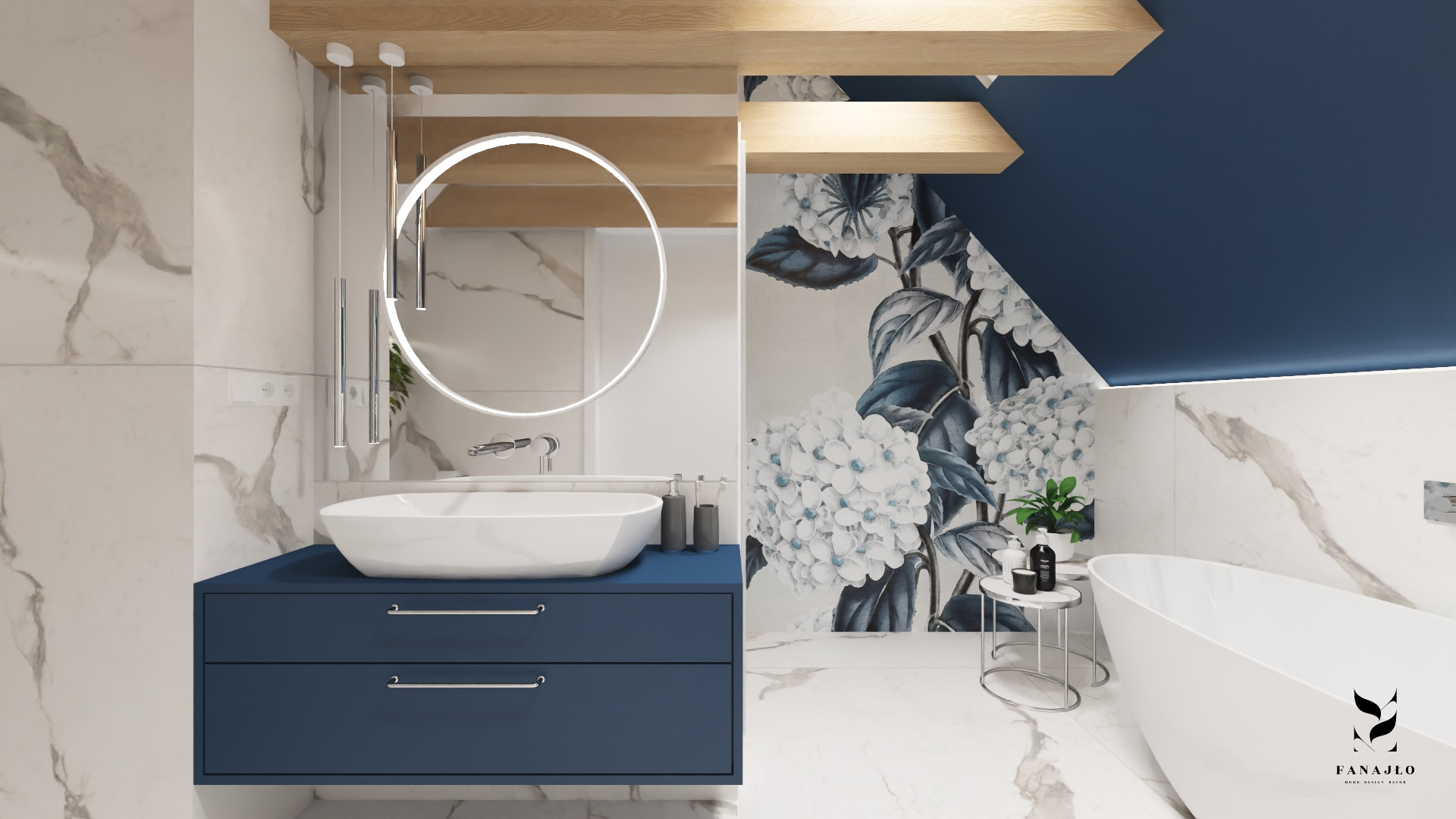 Tapety we wnętrzach