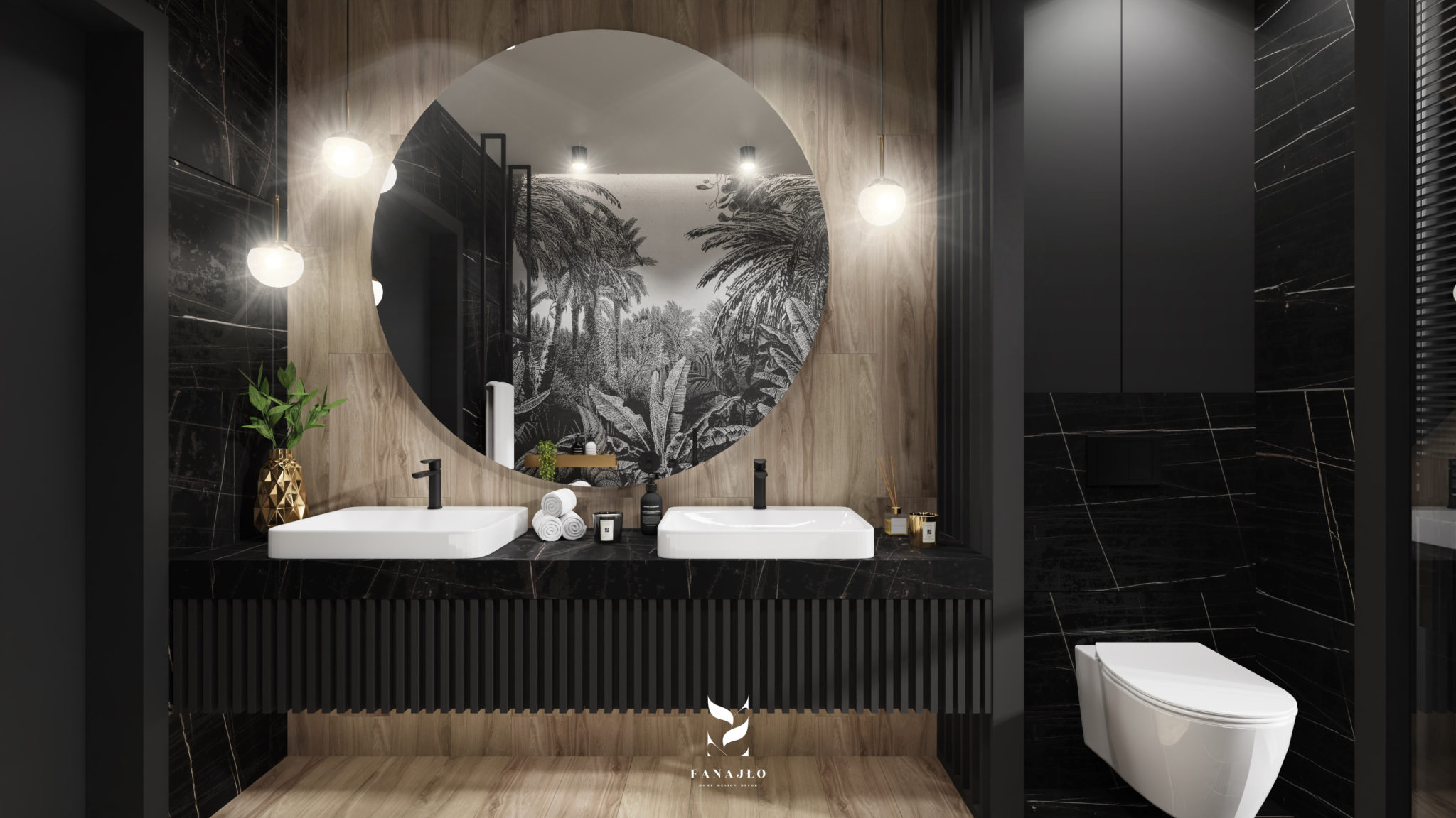 Tapety we wnętrzach