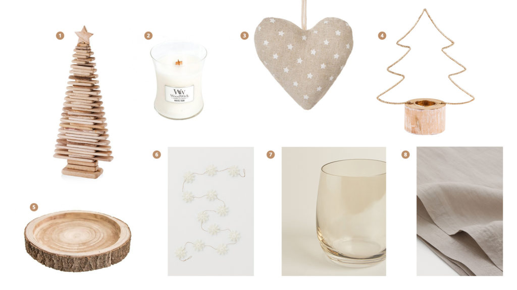 Dekoracja domu i stołu świątecznego Boże Narodzenie w stylu ekologicznym