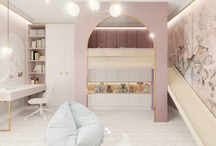 Pokój księżniczki Aurelii 18 m2  